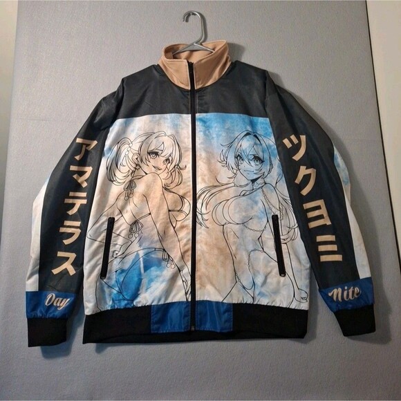 Limited Edition Gamer Supps Bomber Jacket L Day Nite Light Waifu Cups Schlatt